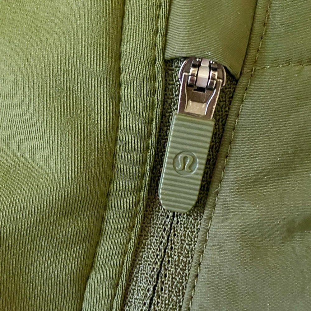 Olive Green Women's Hooded Jacket - Picture 9 of 15